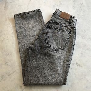 Madewell Perfect Vintage Straight acid wash